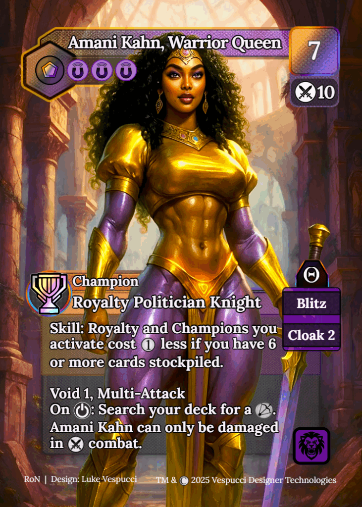 Amani Kahn, Warrior Queen