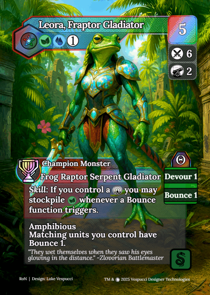 Leora, Fraptor Gladiator