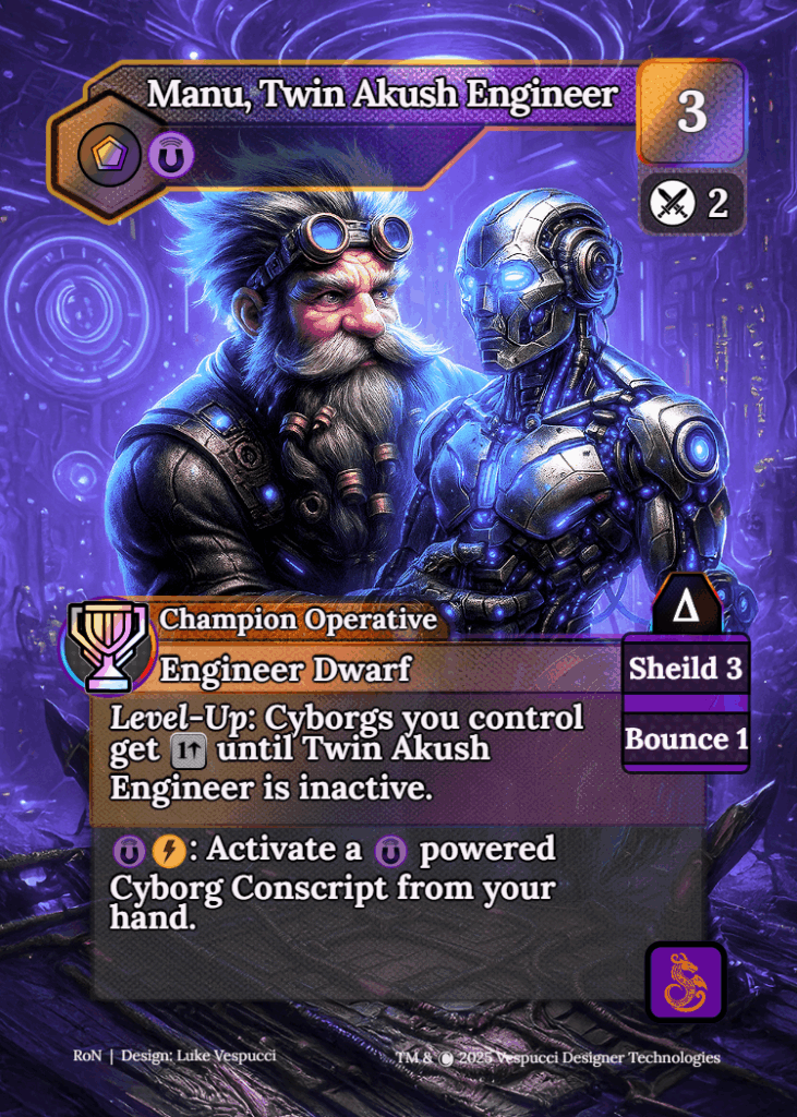 Manu, Twin Akush Engineer