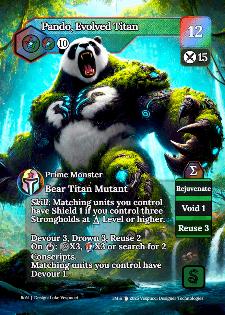 Pando, Evolved Titan