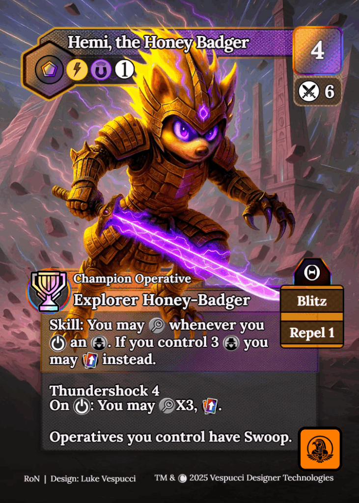 Hemi, the Honey Badger