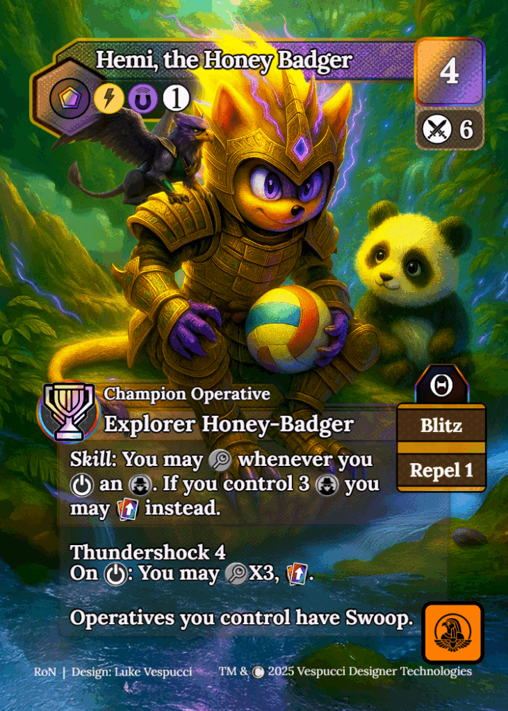 Hemi, the Honey Badger