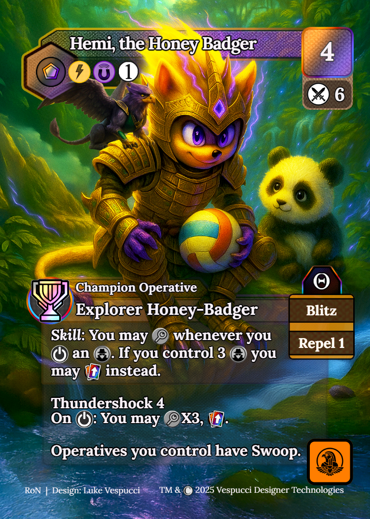 Hemi, the Honey Badger