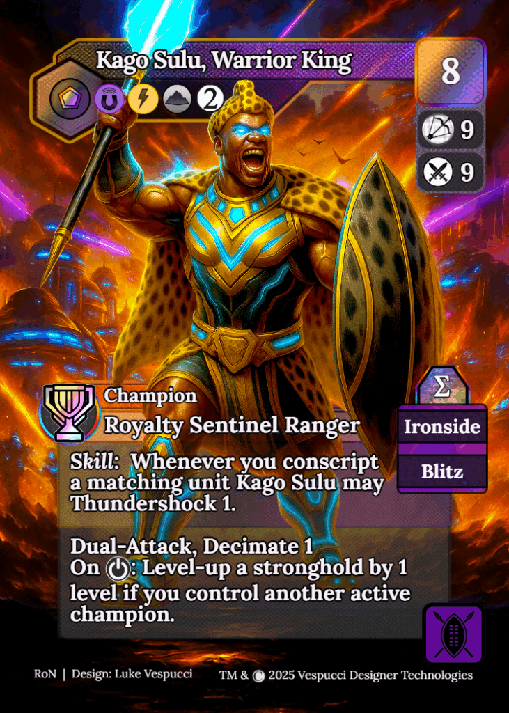 Kago Sulu, Warrior King