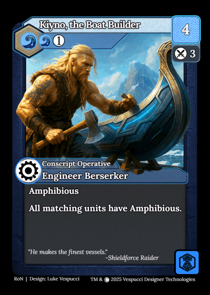 Kiyno, the Boat Builder