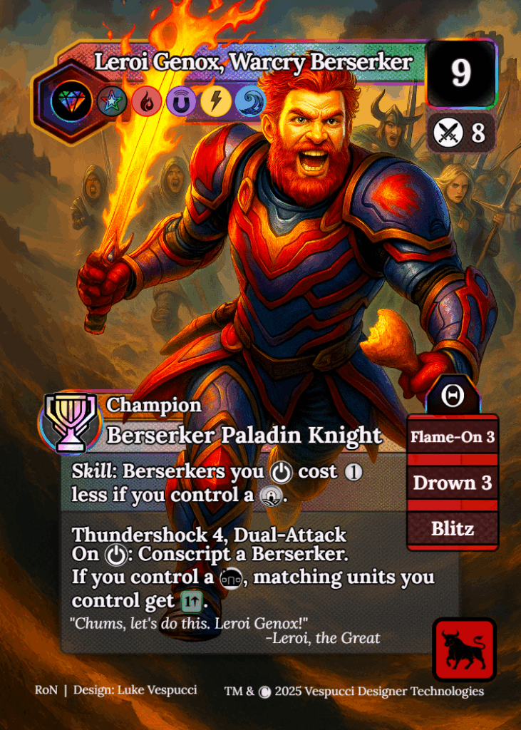 Leroi Genox, Warcry Berserker