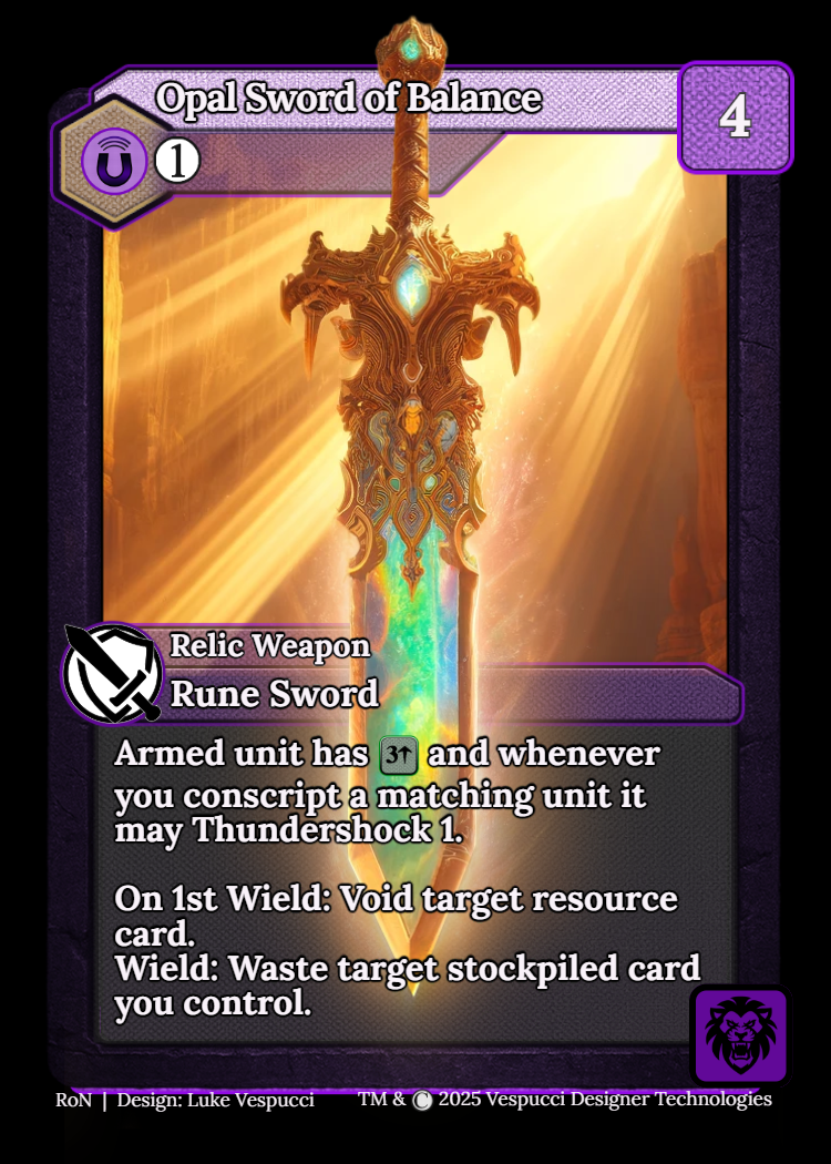 Opal Sword of Balance
