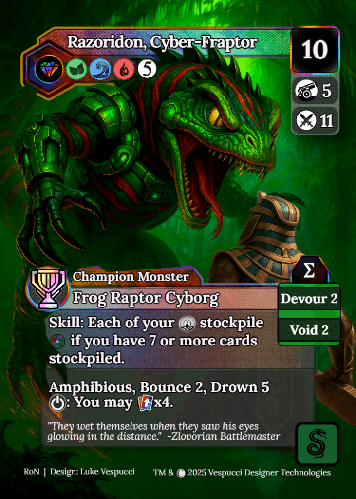 Razoridon, Cyber-Fraptor