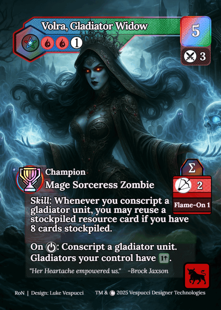 Volra, Gladiator Widow