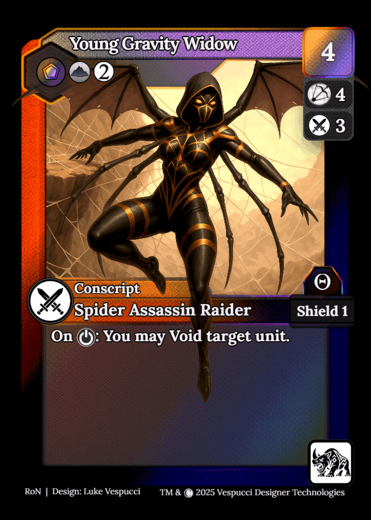 Young Gravity Widow