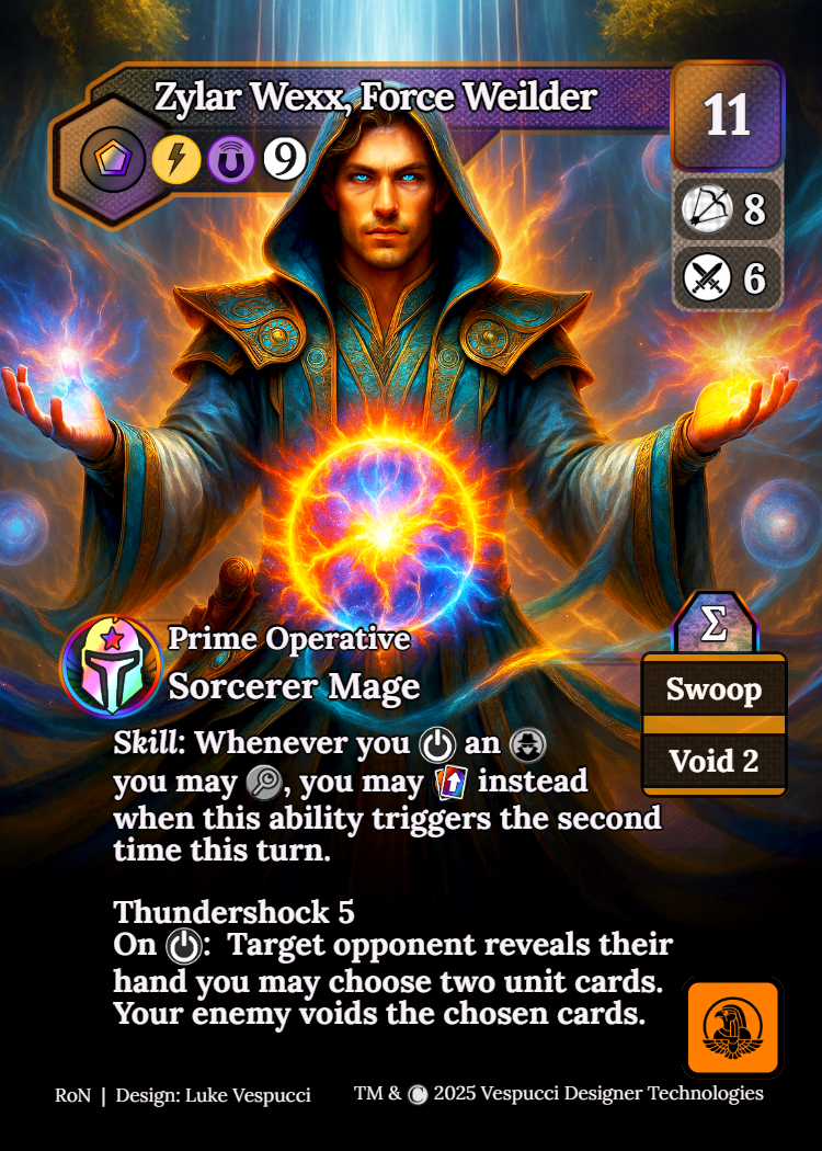 Zylar Wexx, Force Weilder