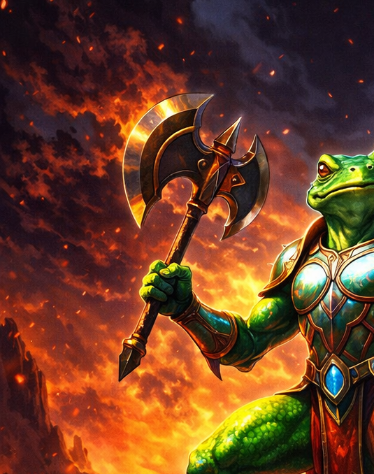 Fraptor Battle-Axe