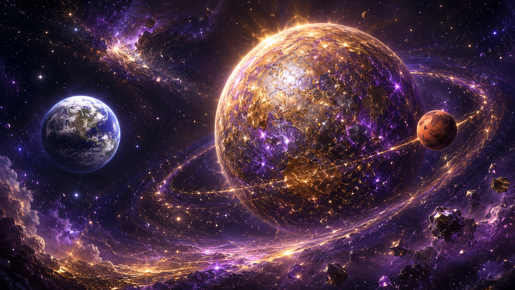 Tiamat Mars Earth